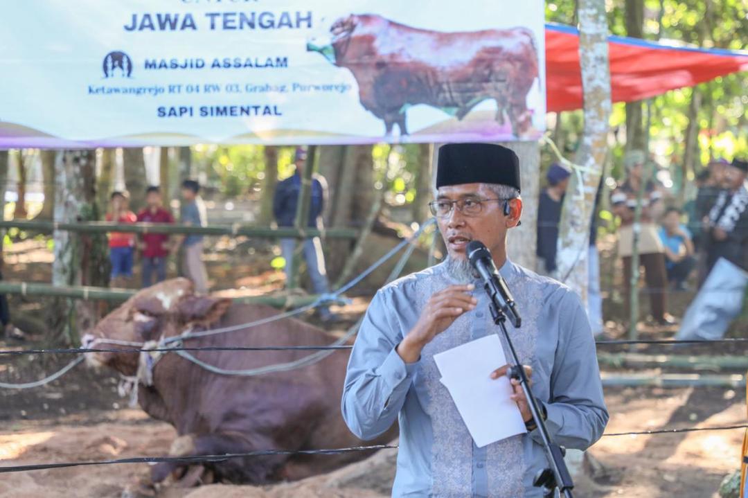 Sapi Simental Bantuan Prabowo Berbobot 1,1 Ton Diserahkan ke Pemkab Purworejo
