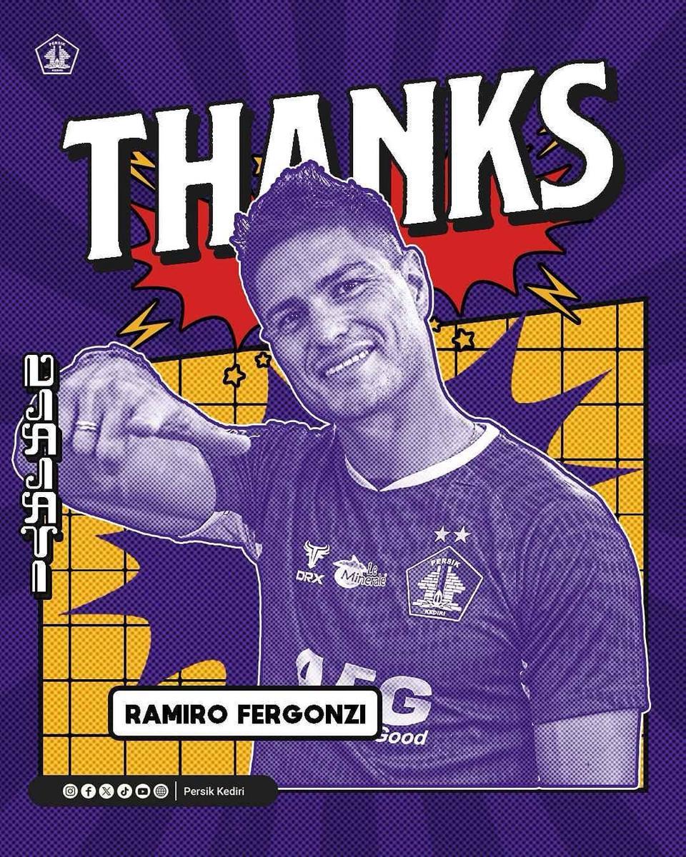 Persik Kediri Resmi Lepas Striker Asal Argentina, Ramiro Fergonzi