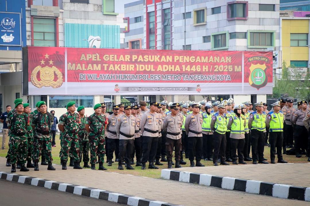 314 Personel Gabungan Disiagakan Amankan Idul Adha di Tangerang