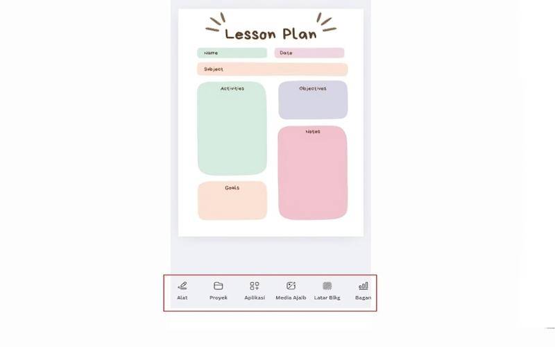 fitur Canva untuk membuat RPP (canva.com)