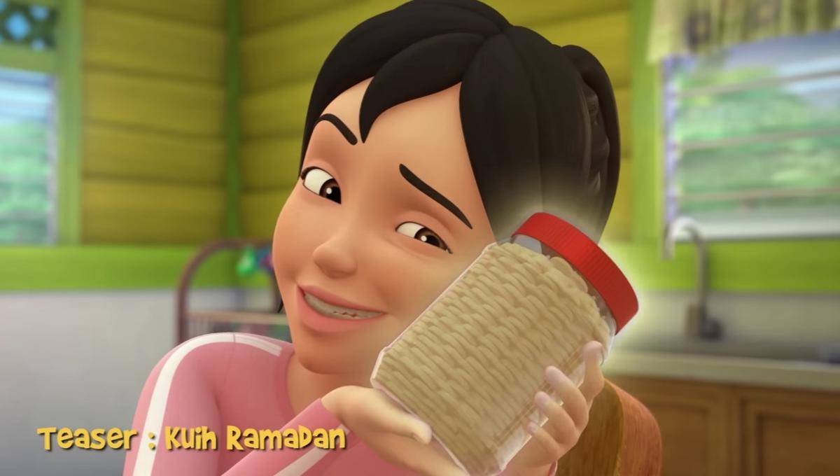 cuplikan episode Upin & Ipin Kuih Ramadan (youtube.com/Les' Copaque Production)