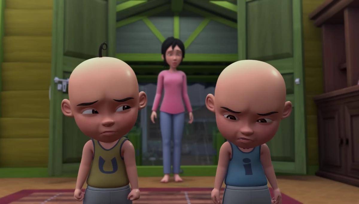 cuplikan episode Upin & Ipin Abang atau Kakak (youtube.com/Les' Copaque Production)