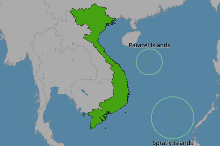 Peta Vietnam (commons.wikimedia.org/Onemilenorth)