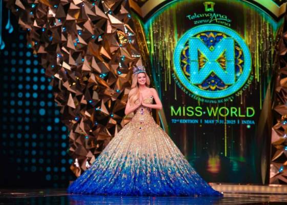 Potret Last Walk Krystyna Pyszková Sebagai Miss World 2024 (Instagram.com/krystyna_pyszko)