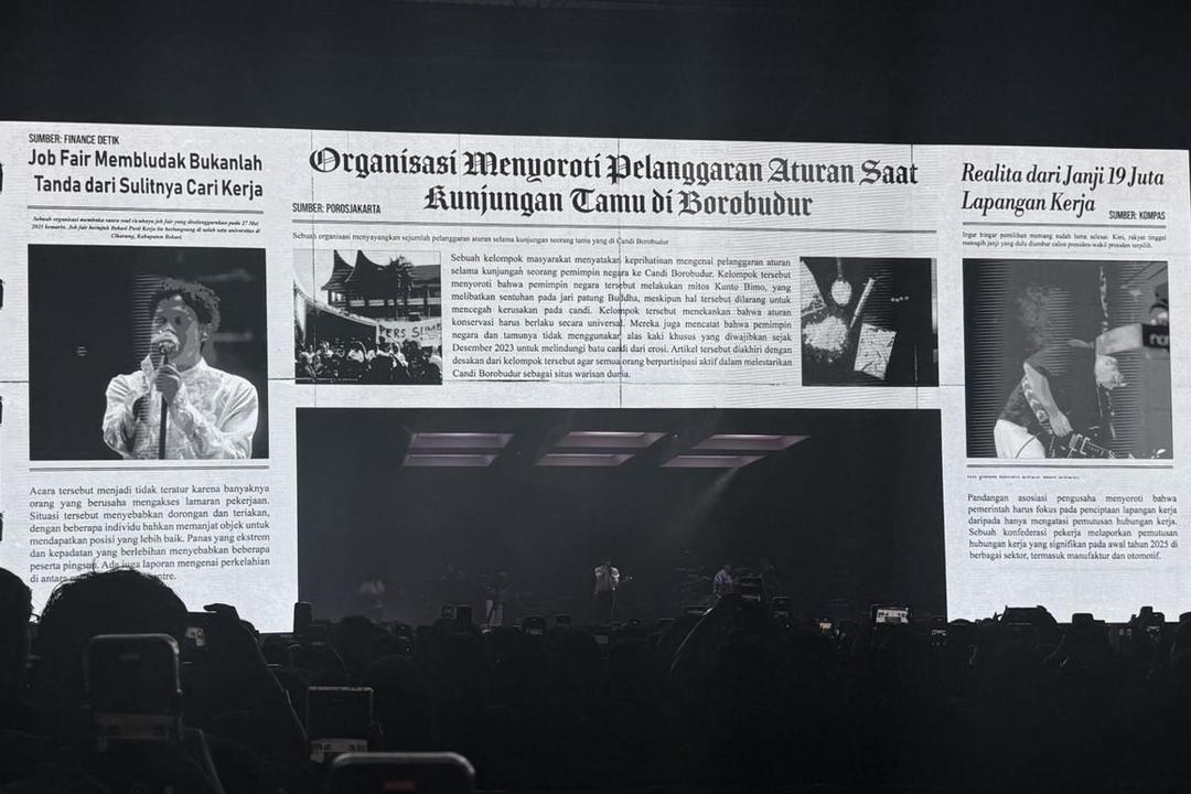 Sempat Takut Dipersulit, Hindia Tetap Lantang Kritik Pemerintah dalam Konsernya