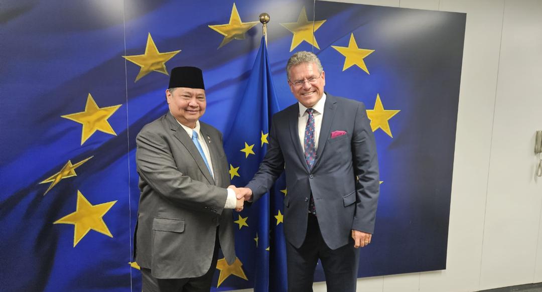 Airlangga: 9 Tahun Perundingan, Indonesia-EU CEPA Masuki Tahap Akhir