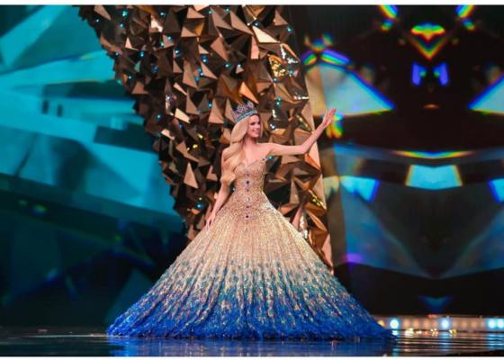 7 Potret Last Walk Krystyna Pyszkova sebagai Miss World 2024, Bak Princess!