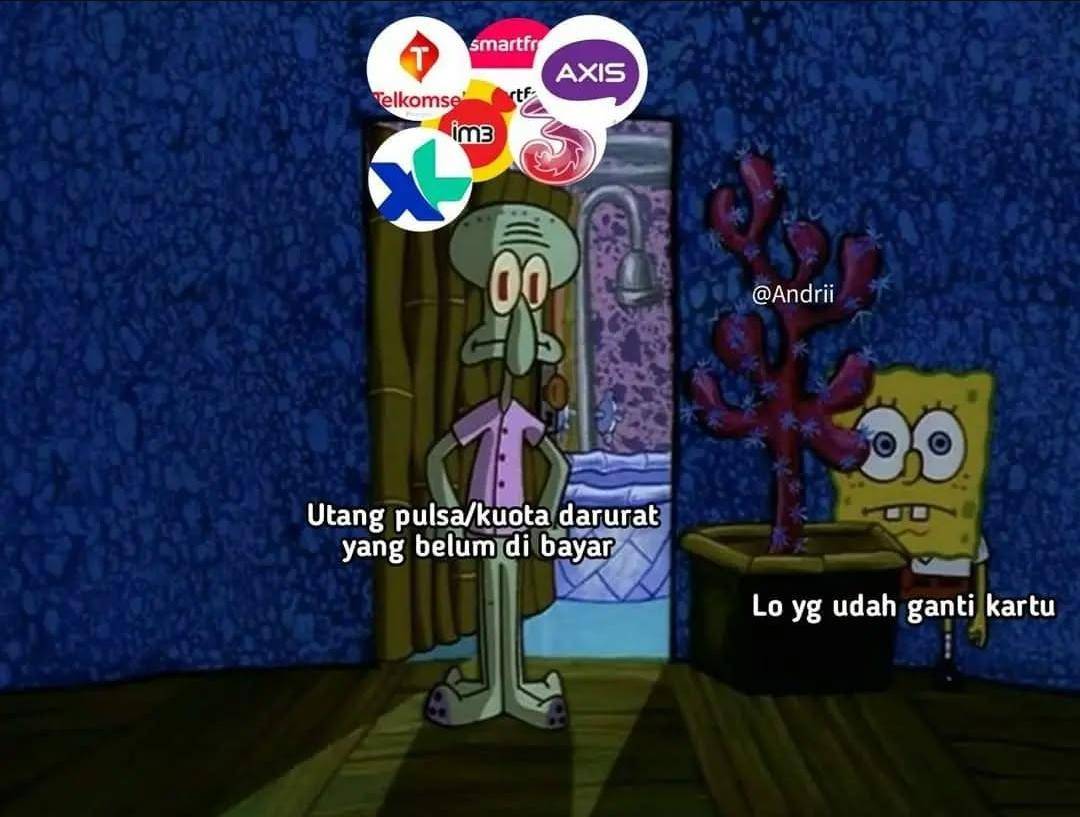 Meme sembunyi dari masalah (instagram.com/memecomic.id)