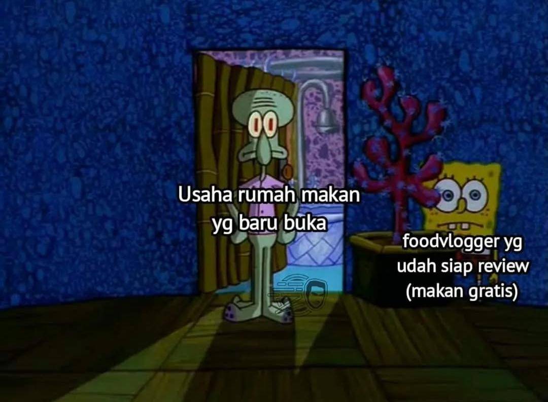 Meme sembunyi dari masalah (instagram.com/pos.total)