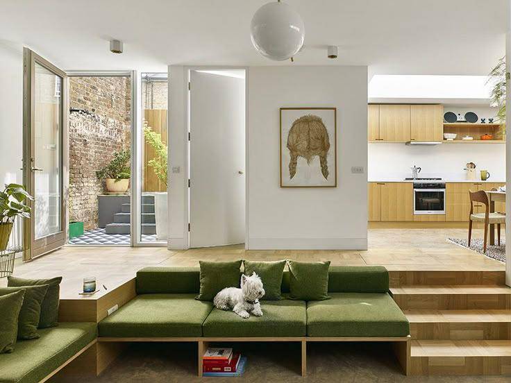 ide dekorasi rumah bergaya split level (homeworlddesign.com)