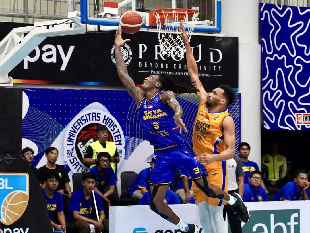 IBL 2025: Satya Wacana Salatiga Tunduk di Hadapan Satria Muda Pertamina
