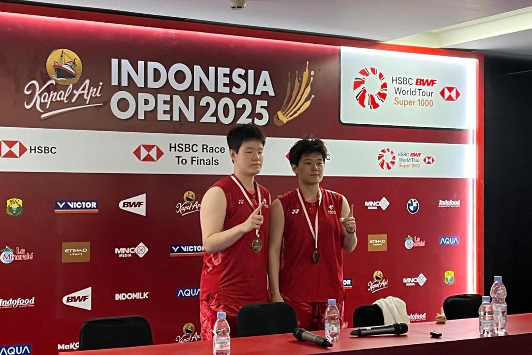 Akhiri Duel Sengit, Pasangan China Liu/Tan Juara Indonesia Open 2025