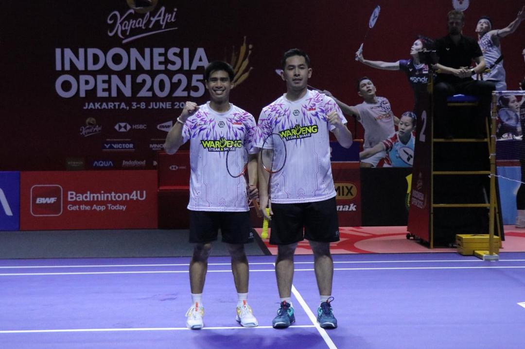Jadwal Final Indonesia Open 2025: Sabar/Reza Bertemu Kim/Seo