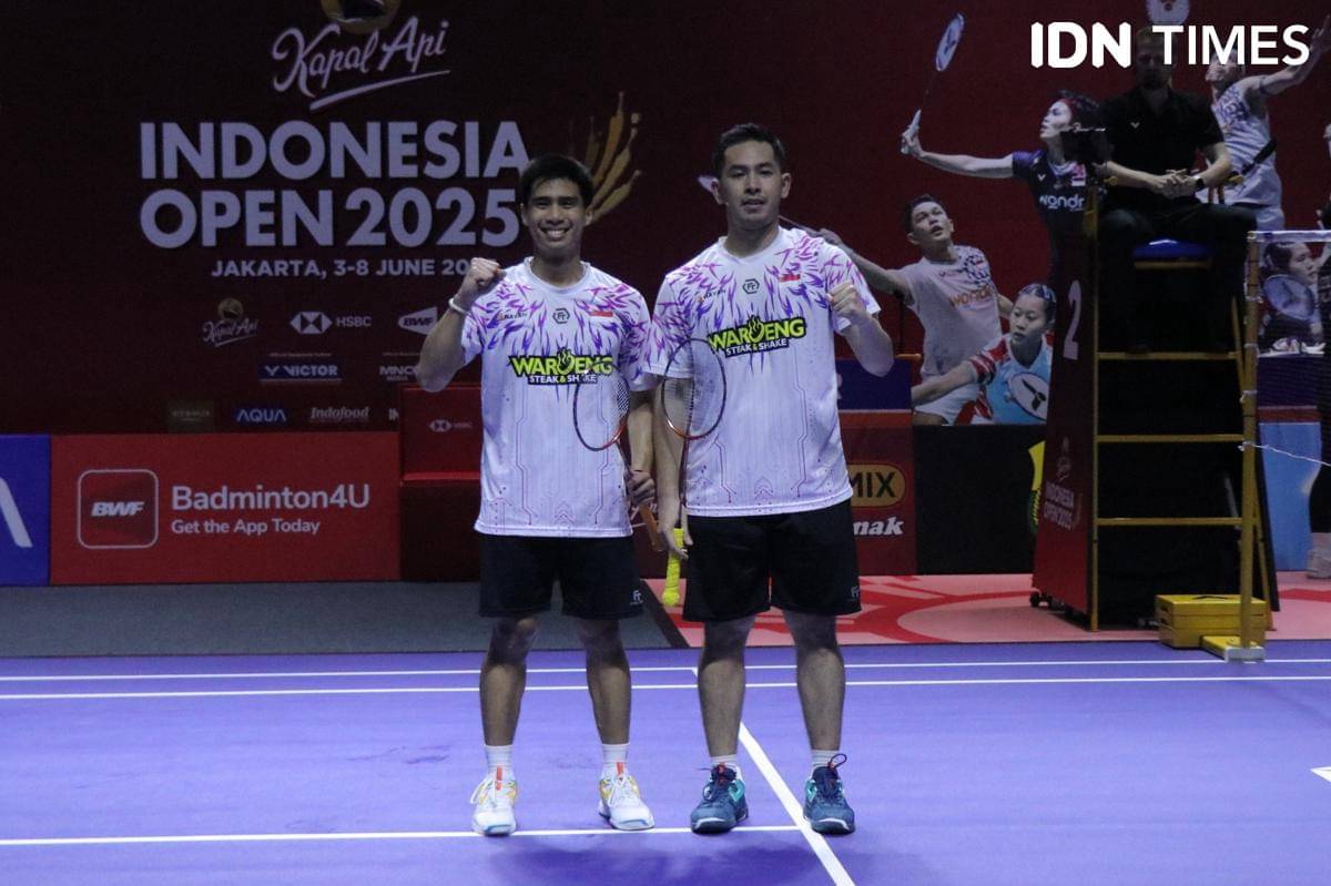 Sabar Karyaman Gutama/Moh Reza Pahlevi Isfahani di Indonesia Open 2025