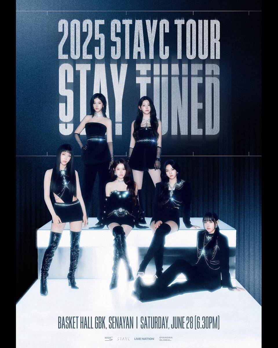 poster konser STAYC di Jakarta (instagram.com/dyandraglobal)