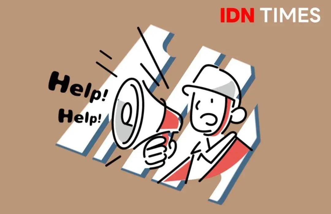 Ilustrasi meminta tolong. (FOTO: IDN Times/ Agung Sedana)
