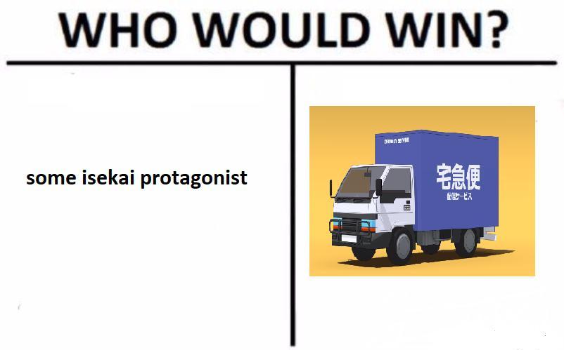 8 Meme Truk Anime, Kendaraan yang Bikin Banyak Karakter ke Isekai