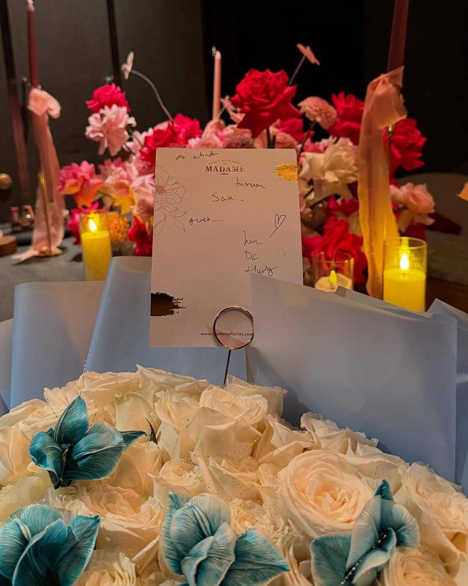 Anniversary ke-3 Deddy Corbuzier dan Sabrina (Instagram.com/sabrinachairunnisa_)