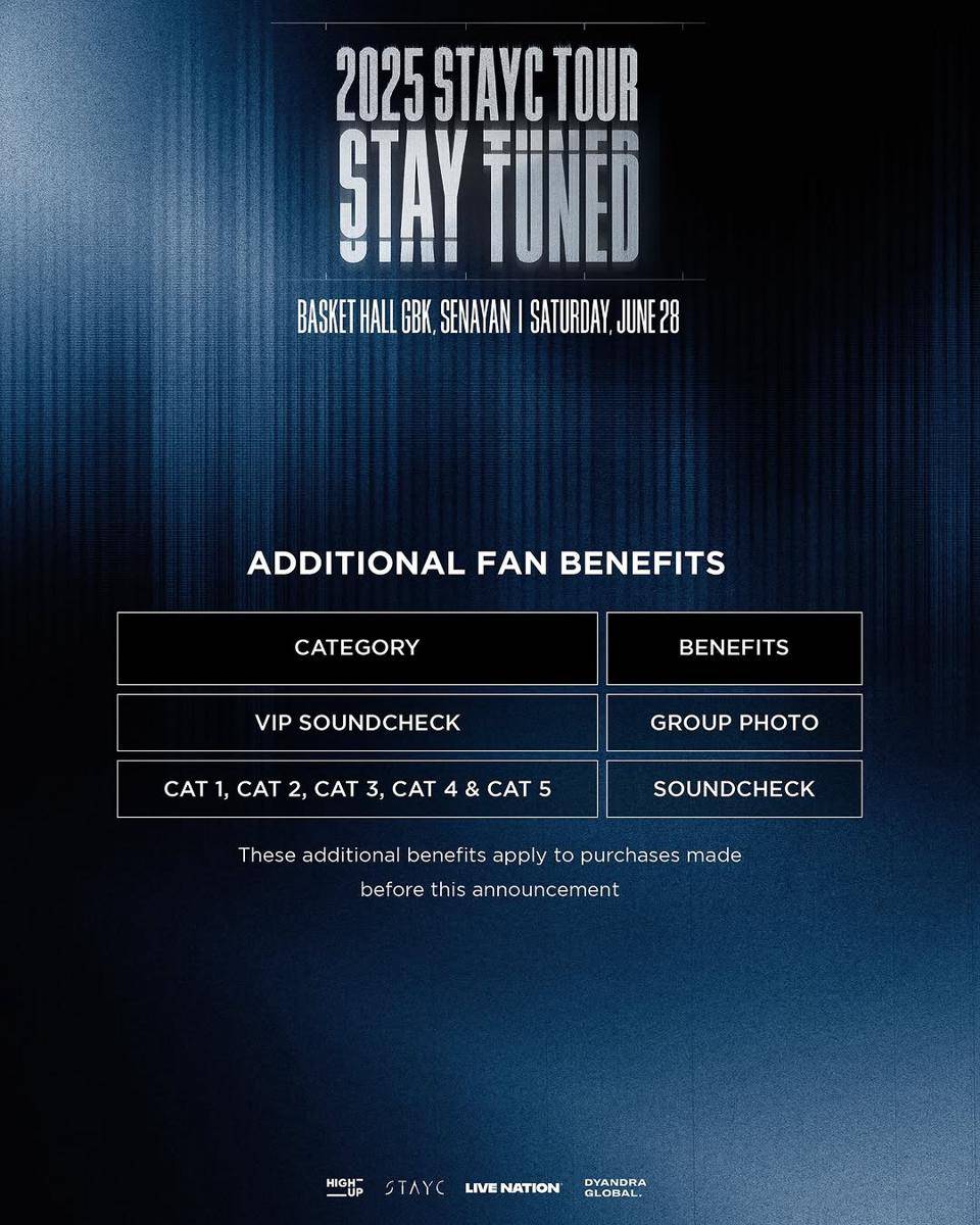 poster benefit baru untuk penggemar STAYC (instagram.com/dyandraglobal)