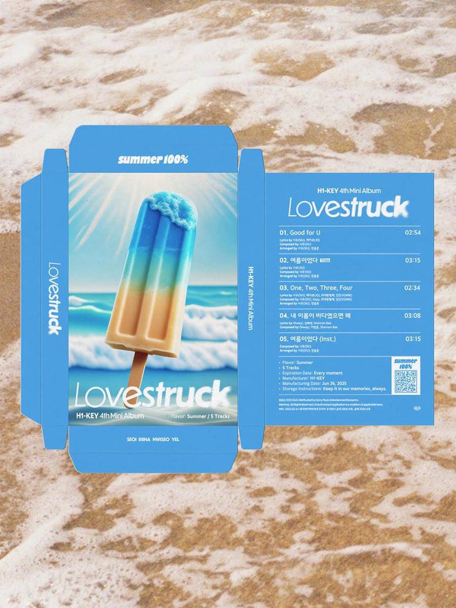 tracklist 4th Mini Album Lovestruck milik H1-Key (instagram.com/h1key_official)