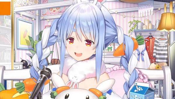 Pekora saat streaming. (Dexerto)