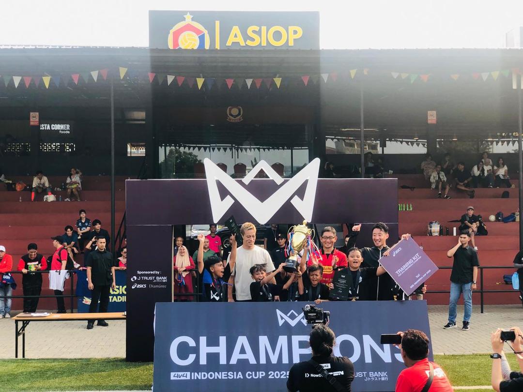 Disaksikan Keisuke Honda, Pemenang 4v4 Indonesia Dikirim ke Jepang