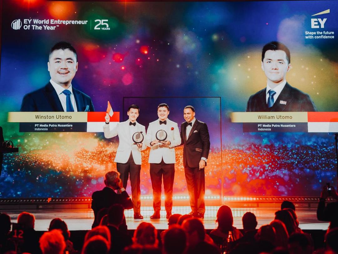 Winston-William Utomo Wakili RI di EY World Entrepreneur of The Year 2025