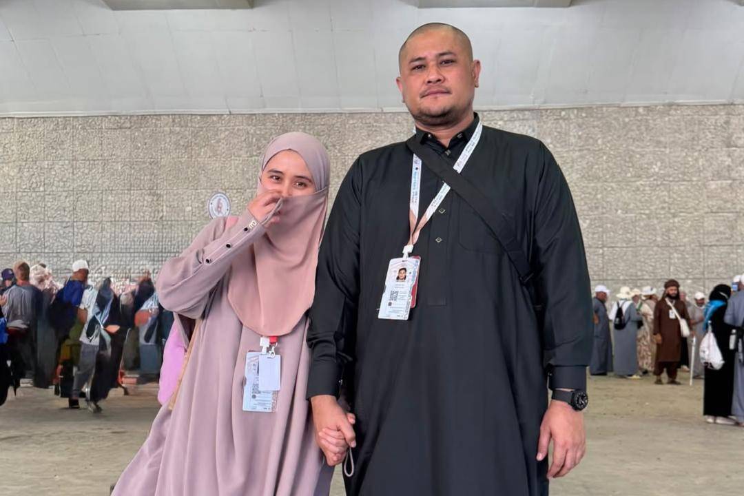 Puadin Redi setelah berhaji (instagram.com/ryana_dea)