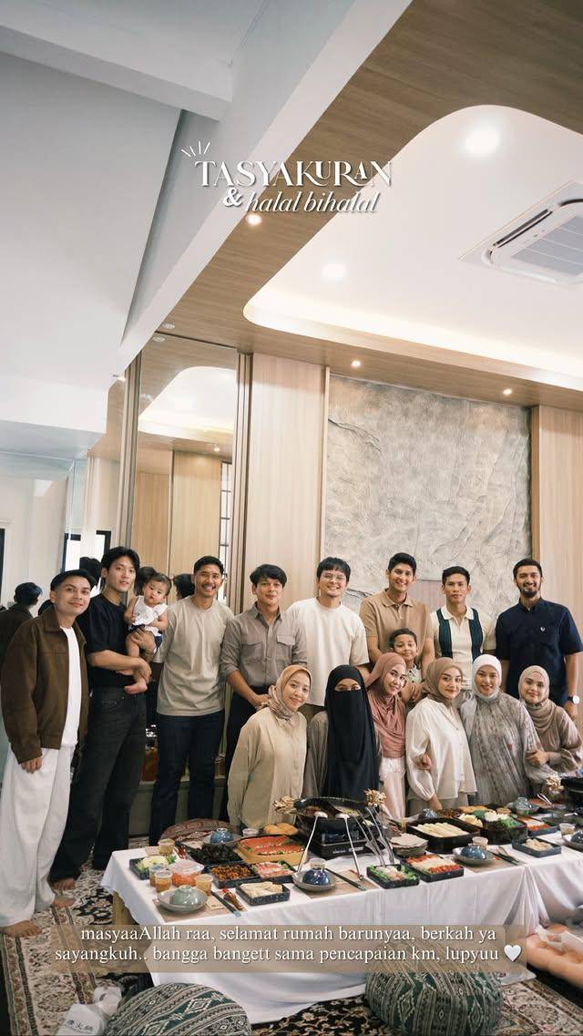 Syukuran Rumah Baru Dara Arafah (Instagram.com/daraarafah)