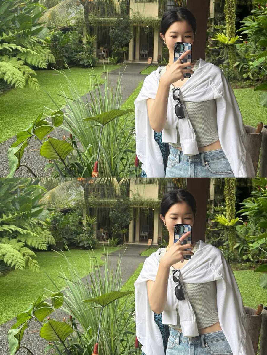 potret liburan Hong Bi Ra di Bali (instagram.com/bira__h)