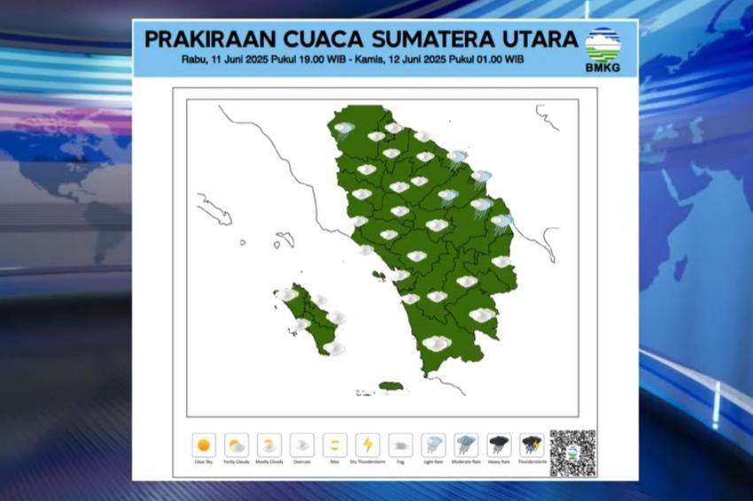Cuplikan Info Cuaca BMKG(instagram.com/infobmkgsumut)