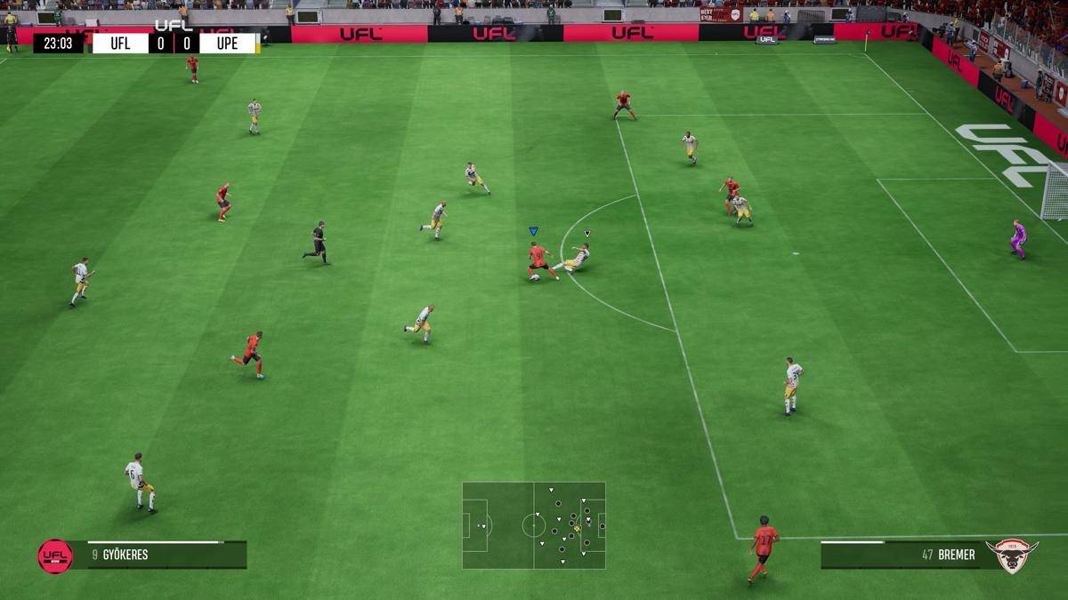 gameplay UFL (dok. Strikerz/UFL)