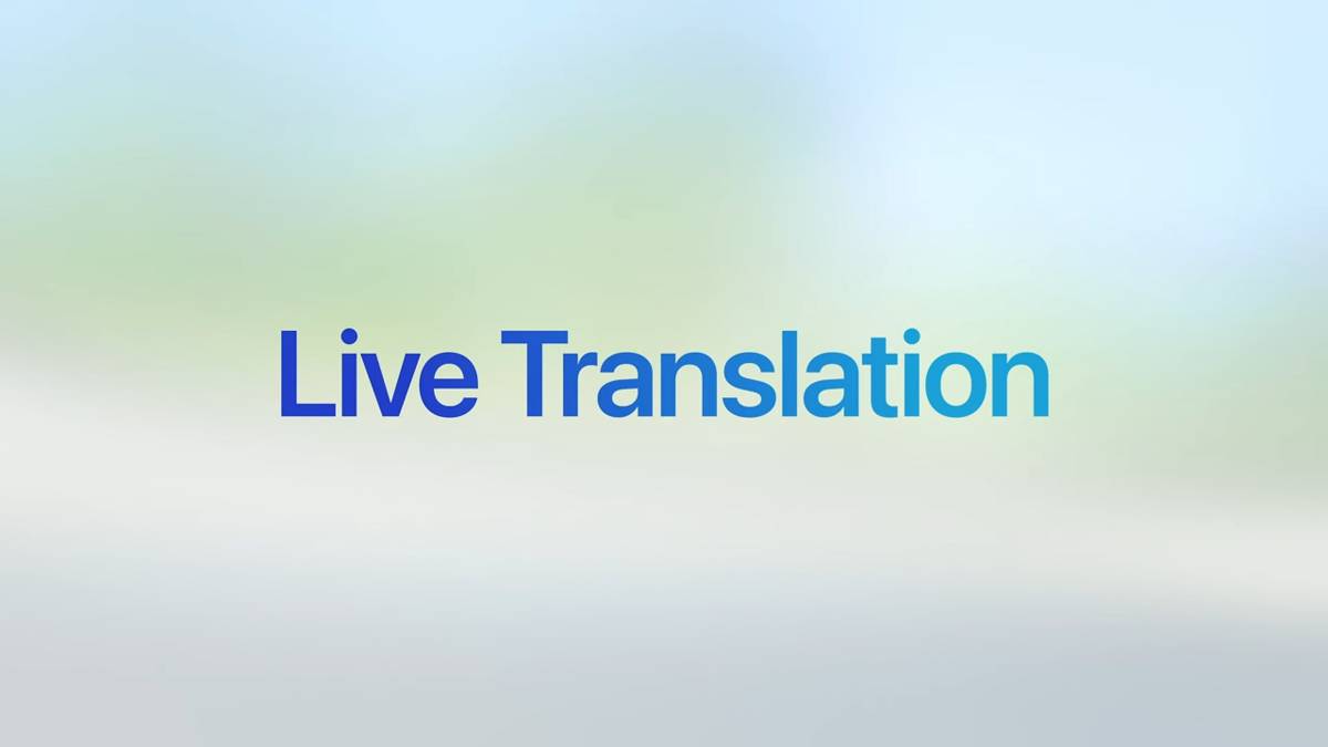 live translation di Apple WWDC 2025