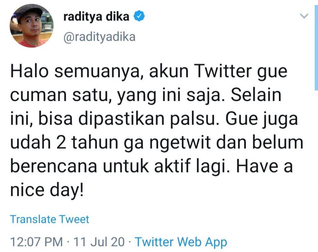 Raditya Dika (x.com/radityadika)