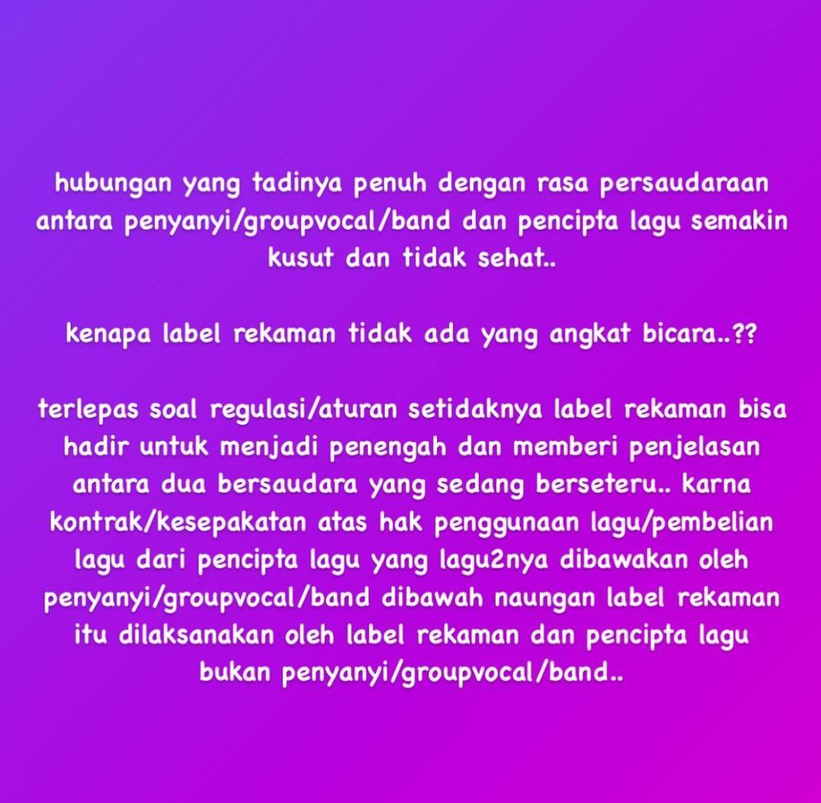 Pendapat Pasha Ungu (instagram.com/pashaungu_vm)