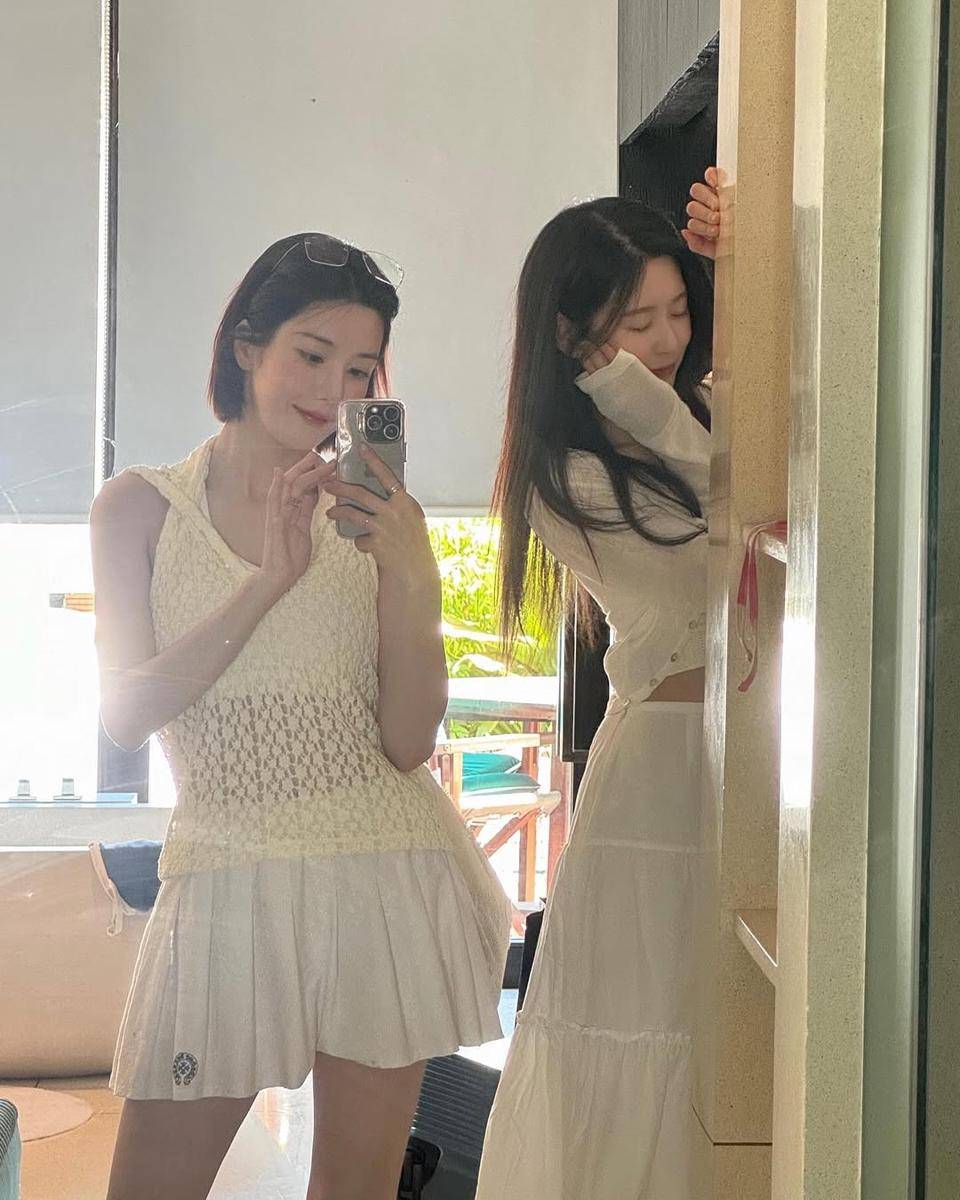 potret liburan Kwon Eunbi di Bali (instagram.com/silver_rain.__)