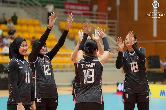 (Timnas Voli Putri di AVC Nations Cup/Laman Resmi PBVSI)