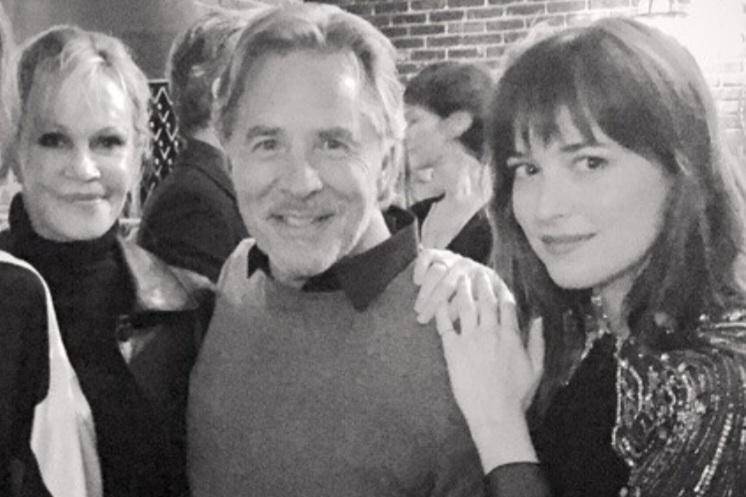 Melanie Griffith, Don Johnson, dan Dakota Johnson (instagram.com/donjohnson)