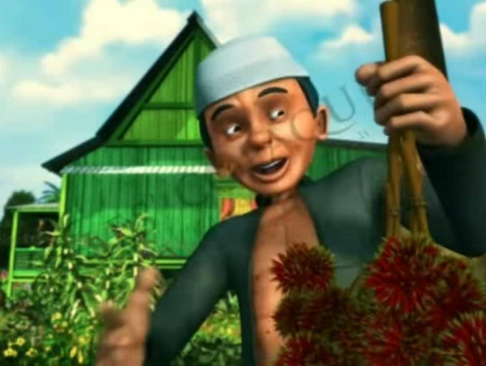 buah-buahan yang dijual Tok Dalang (youtube.com/Les' Copaque Production)
