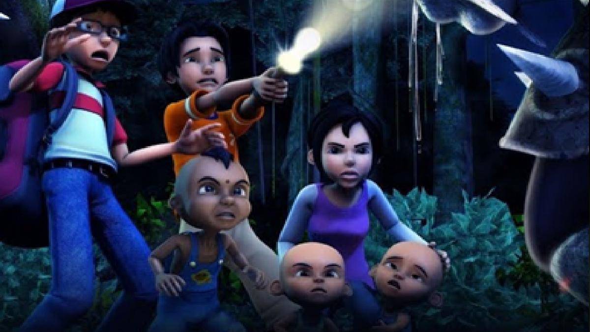 film perdana Upin & Ipin juga mendukung genre stealth horror (dok. Les' Copaque/Geng: Pengembaraan Bermula)