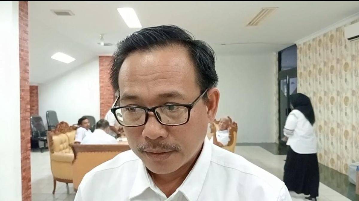 LO Faishol Djausal saat mendaftar sebagai ketua KONI Lampung. (IDN Times/Muhaimin)