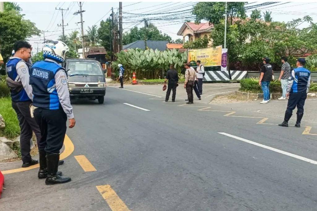 Cuplikan pengamanan lalu lintas (instagram.com/dishub_medan)