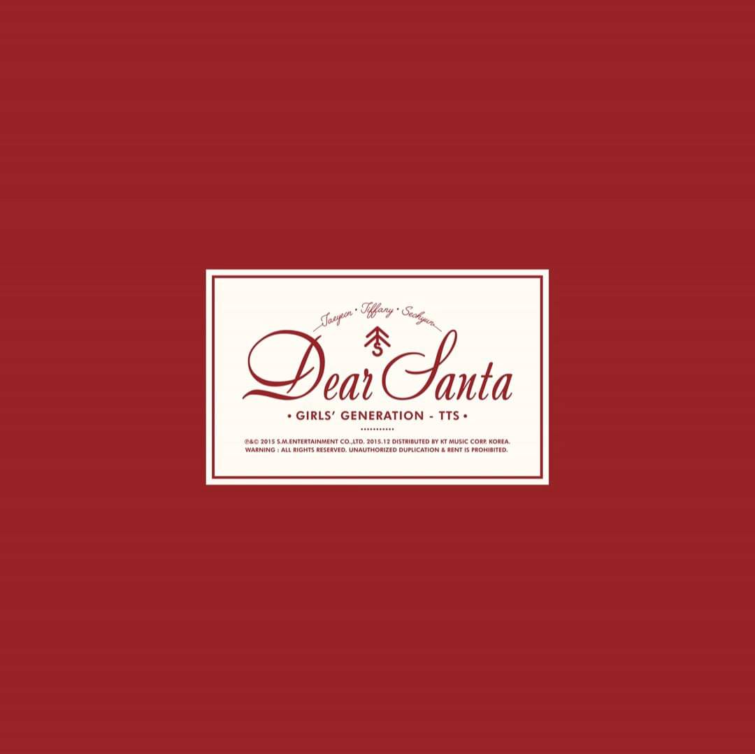 cover album Dear Santa (youtube.com/Girls Generation-TTS -Topik)