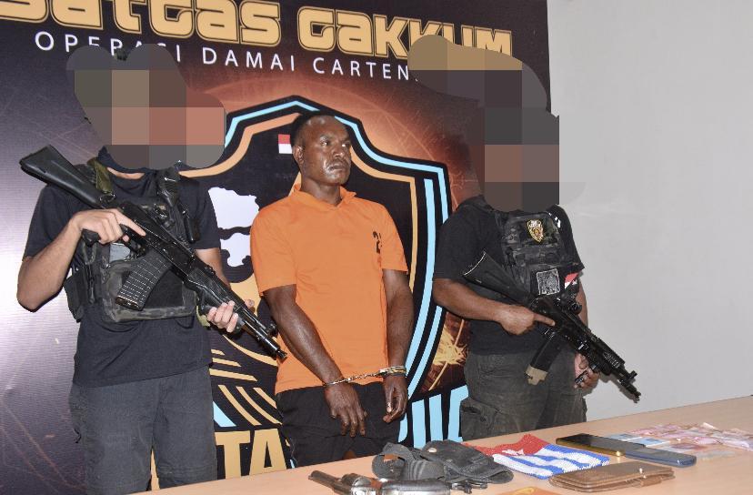 Anggota KKB Puncak Salahmakan Tabuni Ditangkap di Mimika
