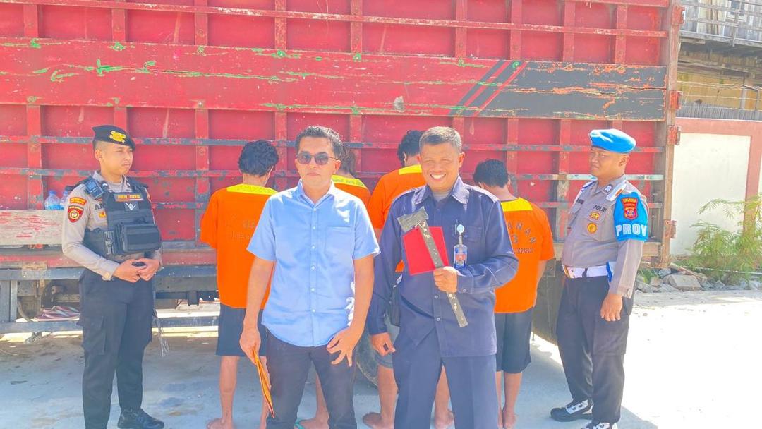 Truk Mogok Jadi Sasaran, Komplotan Curi dan Jual ke Penadah di PPU