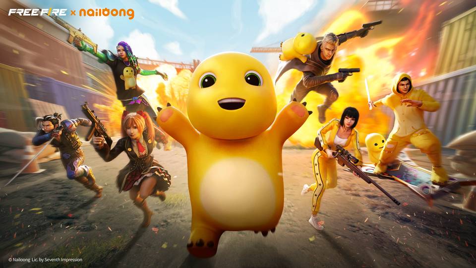 Free Fire x Nailoong Si Dino Kuning