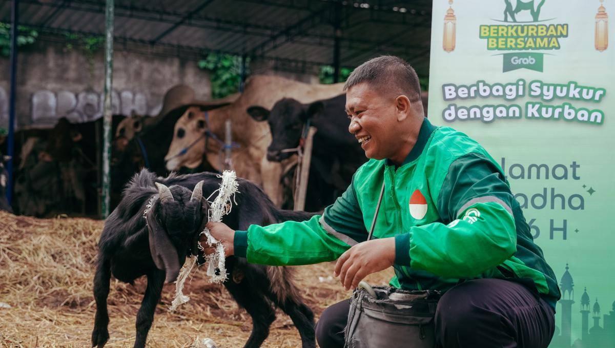 Iduladha 2025, Grab Bagikan Ratusan Ekor Kambing (IDN Times/istimewa)