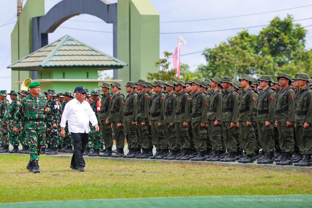 575 CPNS Otorita IKN Ikuti Diklat Bela Negara di Kodam Mulawarman