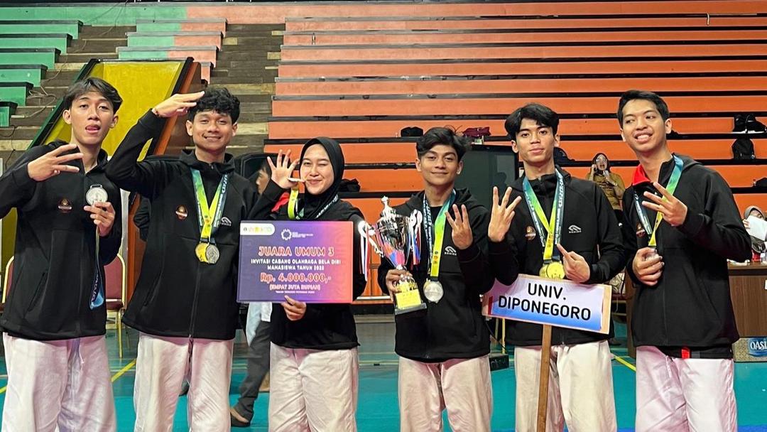 Atlet Shorinji Kempo asal Undip Semarang Rebut Medali Emas dan Perak di Olahraga Beladiri Mahasiswa 2025