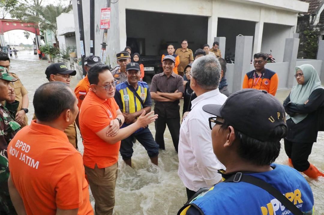 Soal Banjir Gresik, Pemprov Siapkan Skema Parapet, Kolam dan Tanggul